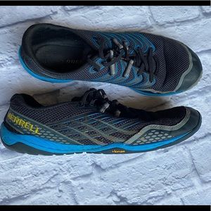merrell trail glove 3 mens trail shoes sz 11 blue